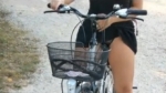 自転車オナニーで羞恥プレイ 自転車と立位でセックスみたいな